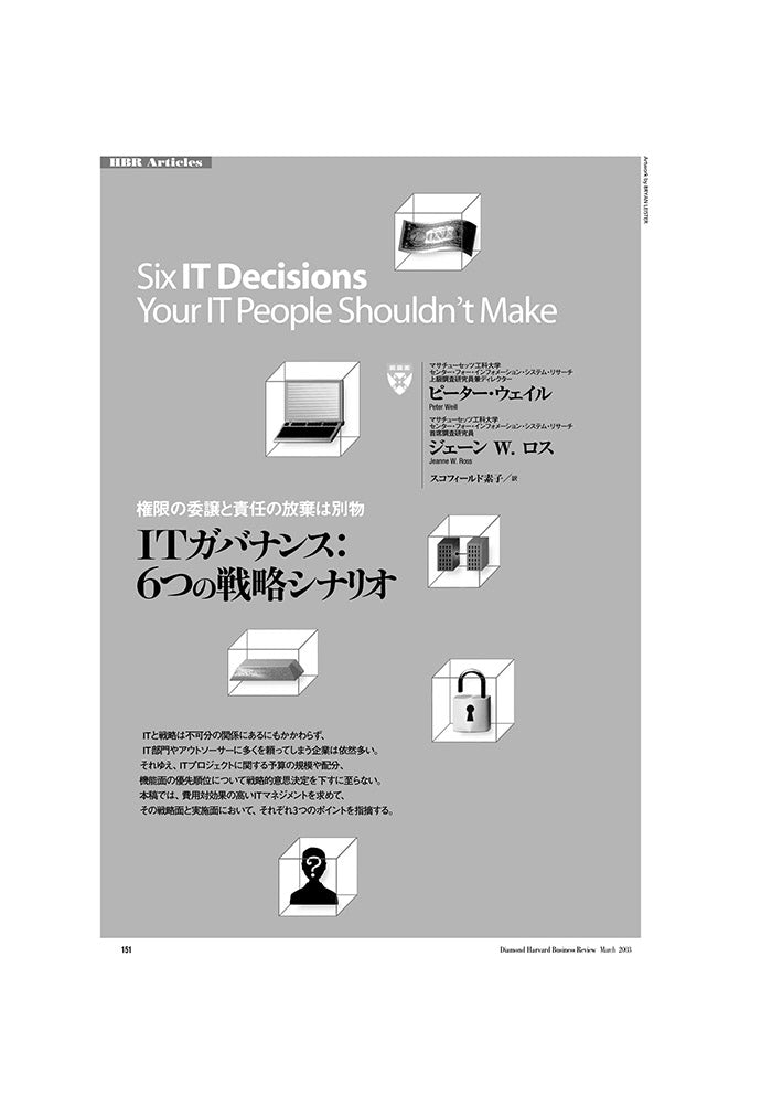 ITガバナンス:6つの戦略シナリオ