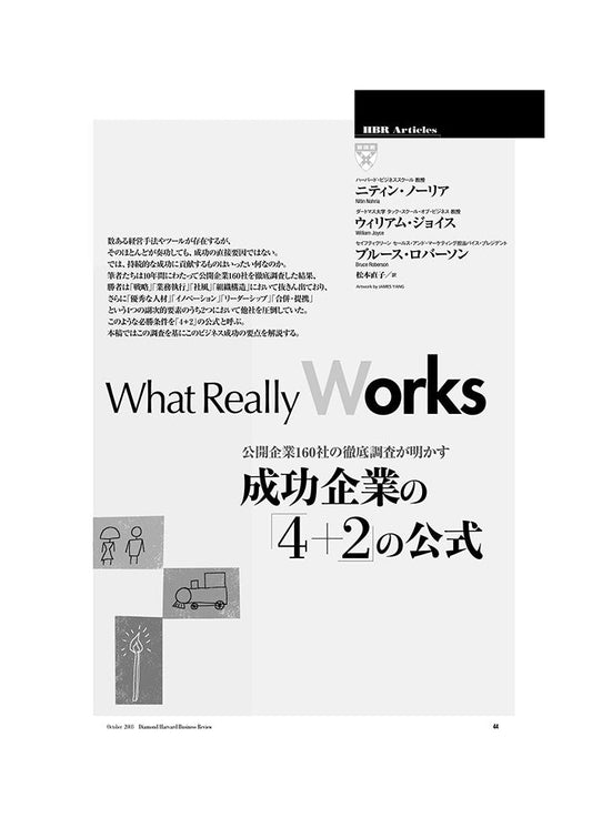 成功企業の「4+2」の公式