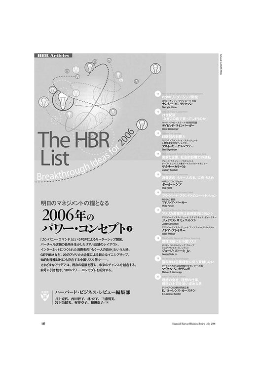 2006年のパワー・コンセプト(下)