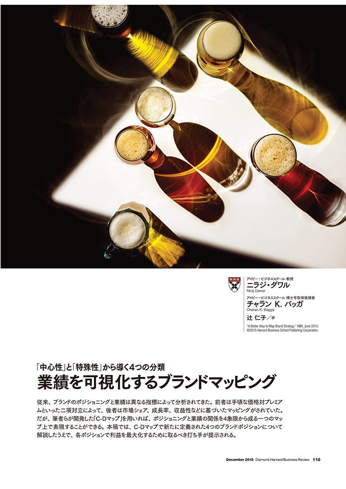 業績を可視化するブランドマッピング