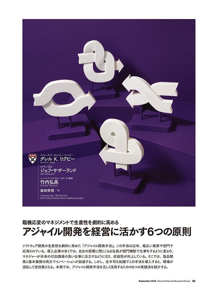 アジャイル開発を経営に活かす6つの原則