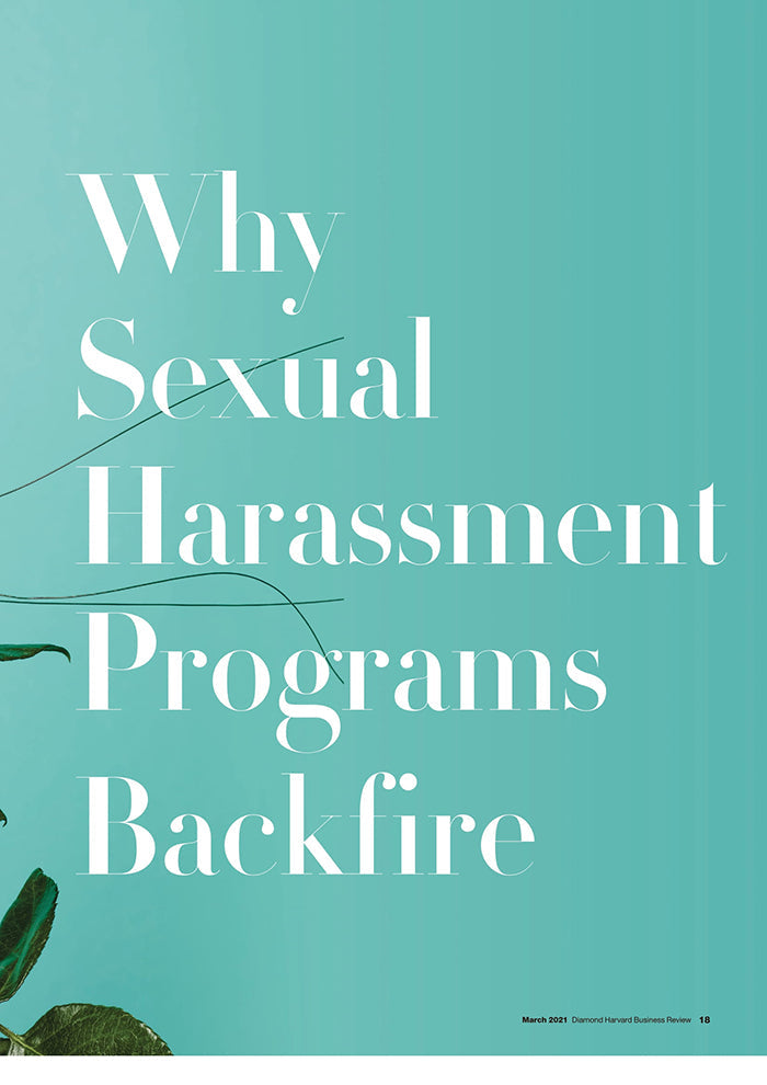 職場のセクハラ対策はなぜ裏目に出るのか