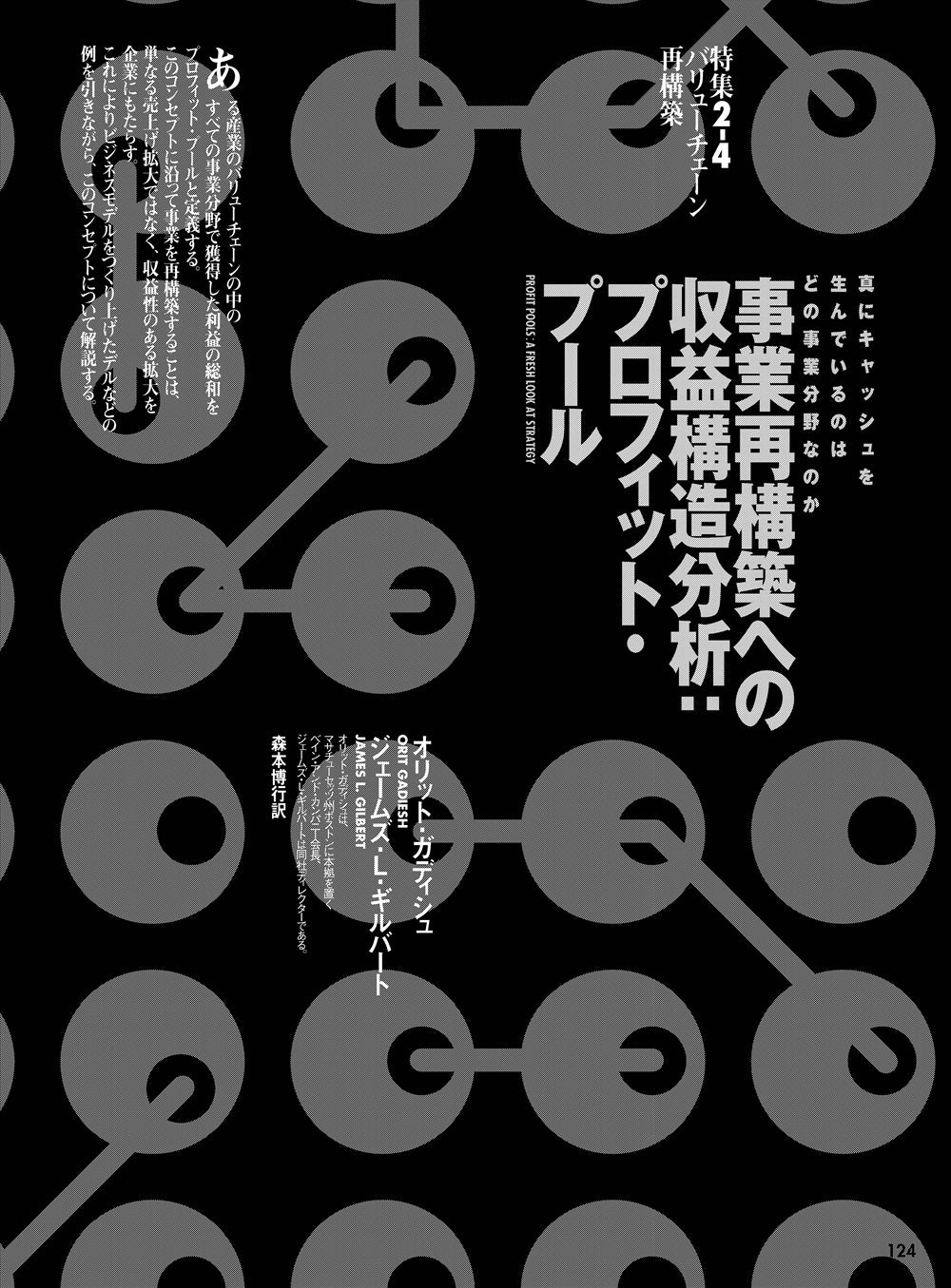 事業再構築への収益構造分析：プロフィット・プール